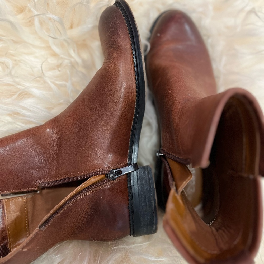 Franco Sarto Brown Boots Size 7.5